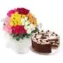 50 mix roses bunch with 1 pound fresh black forest