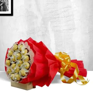 16 pcs Ferrero rocher chocolate bouquet  