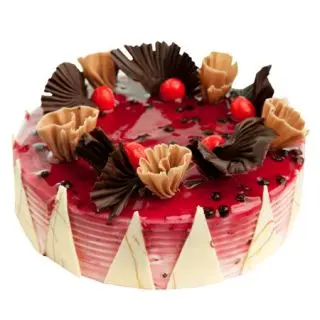  Blueberry Rich Cream Cake (Eggless)