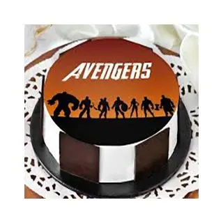  Avengers photo cake  