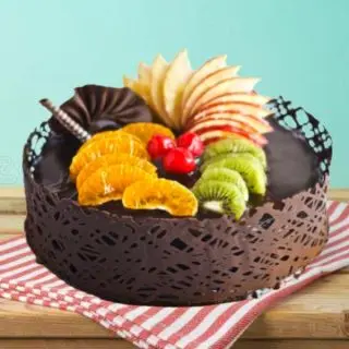 chocolate fruit cake 