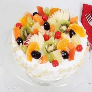  creamy mix fruit premium quality cake 
