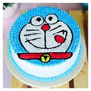  doraemon theme cake 