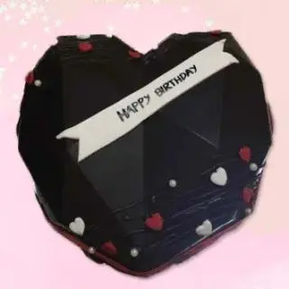 1 kg heart shape chocolate pinata cake 