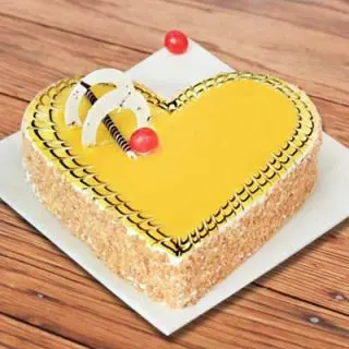 heart shape premium pineapple cake