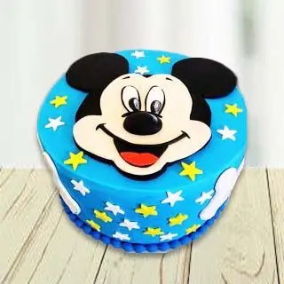  Mickey mouse fondant cake 