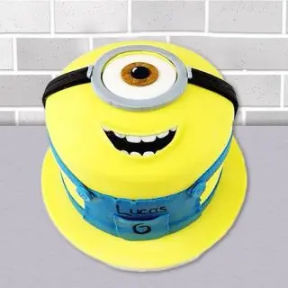  minion theme cake 