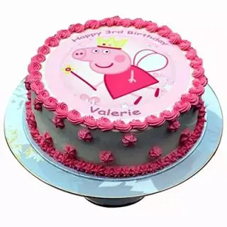  peppa pig photo cake 