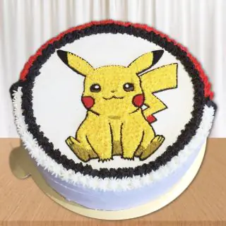  pikachu photo print cake 