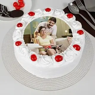pineapple photo cake 