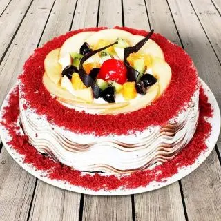  red velvet fruit cake 