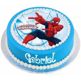  spiderman Photo kids cake 