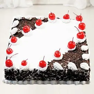  square shape black forest cake 