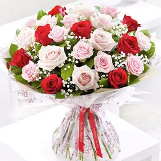 bunch of 20 mix roses