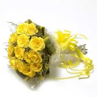 20 yellow roses bunch