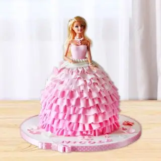  Barbie Fresh Cake in strawberry flavour  