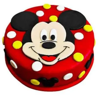 2 Kg Mickey mouse fondant cake 