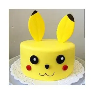 2 kg pokemon fondant cake in chocolate truffle flavour 