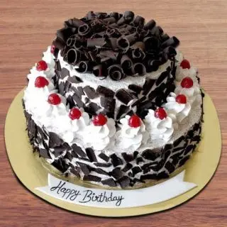 2 storey chocolate black forest birthday cake in 2kg 