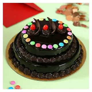 2 tier chocolate truffle cake in 1.5 kg  