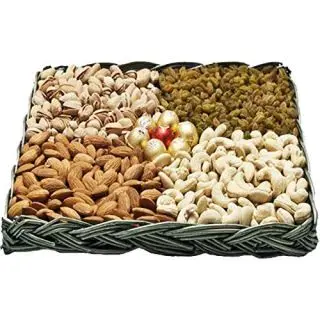 2kg assorted dryfruits basket with raisins, pistachio, cashew, almonds 