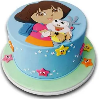 3 kg Dora fondant cake 