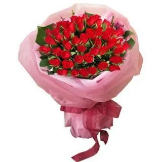 40 red rose bunch