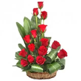 Arrangement of 20 Red roses
