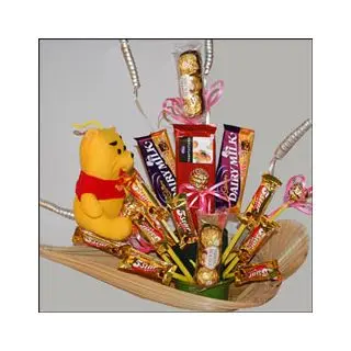 Adorable Pooh- Valentine's day gift combo 