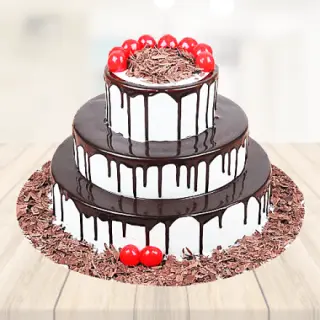 Choco Vanilla 3 Storey Designer Cake(4Kg)