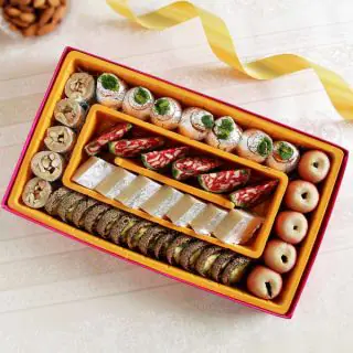 Box of assorted sweets 