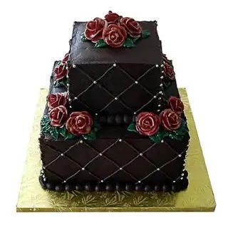 Delicious 2.5 kg chocolatr truffle 2 tier  premium quality cool cake 