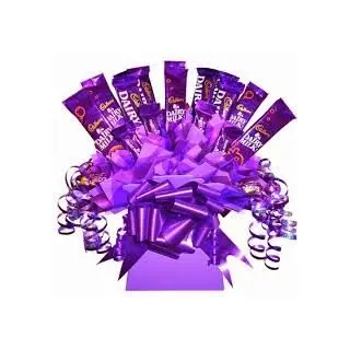 Delightful Gift- Beautiful chocolate bouquet of 30 dairy milk cadburies