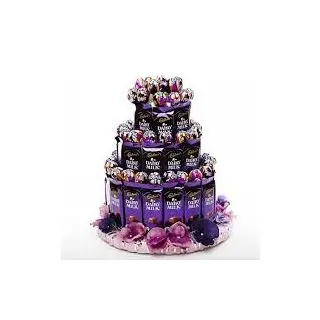 Designer beauty-3 storey chocolate bouquet of 60 dairy milk cadburies. Valentine's day 