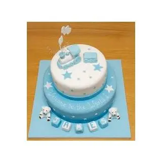 Fondant New Born Baby Cake(2.5kg) 
