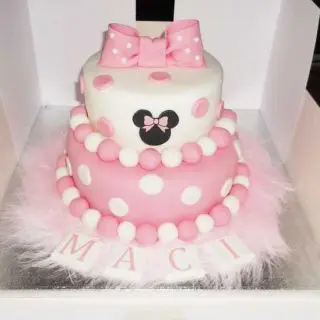 2 Tier Fondant Birthday Cake(3Kg)