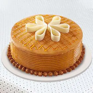 butterscotch premium quality cool anniversary cake 