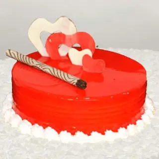  delicious red velvet cool birthday  cake 