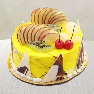  pineapple cake with fruits topping cake
