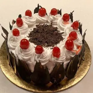 premium black forest cool anniversary  cake 