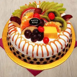  premium quality mix fruit anniversary cake 