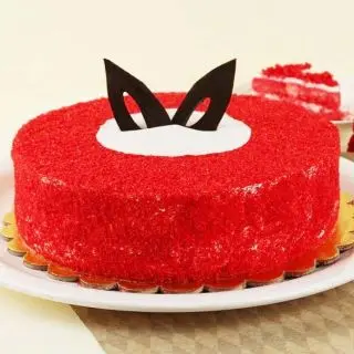  red velvet cool birthday cake 
