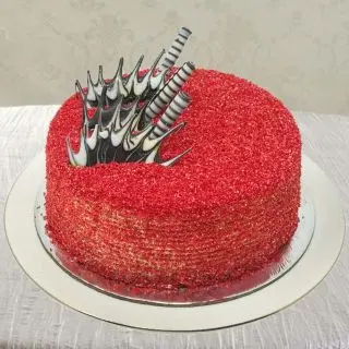 red velvet   cool  cake 