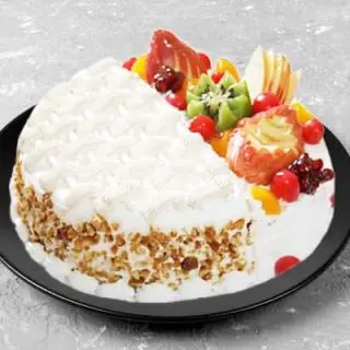  vanilla fruit birthday fresh cream cake 