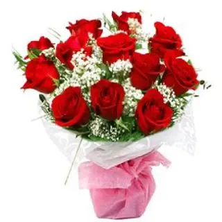 Just for you ...Beautiful Bunch of 12 Red Roses