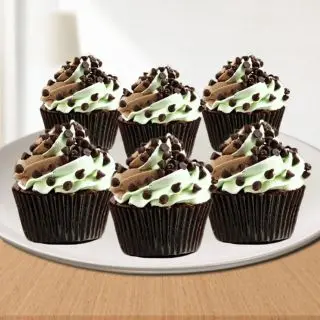 Set OF 6 Choco chips cup cake 