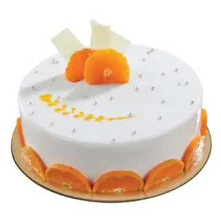 Orange Fresh Cream Cake 
