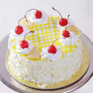 1 Kg Fresh Cream Pineapple Cake