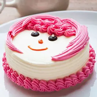  Doll shape cake 