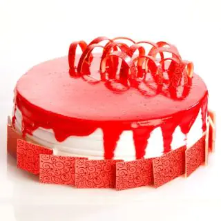1 kg Strawberry fresh cream Cake